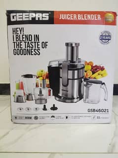 Original GEEPAS 4 in 1 juicer