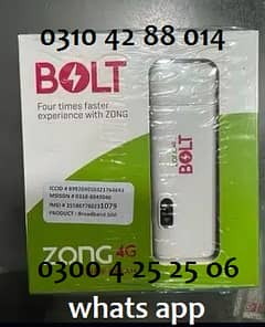 zong bolt 4g O3OO42525O6