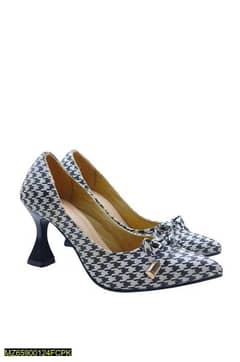 women rexine fancy heels