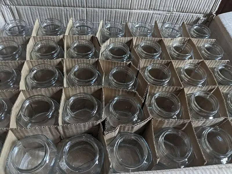 Glass Bottles,Hexagon jar,Round jar,Square glass jar,Glass Jars 18