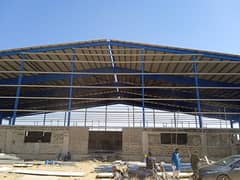 warehouse sheds, Steel structure, Roof Top manufacturer 0