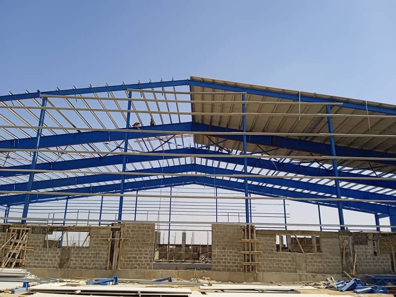 Prefabricated buildings and steel structure Dairy Farm Sheds 5