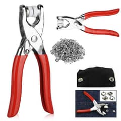 Stainless Steel Plier With 25 snap Button