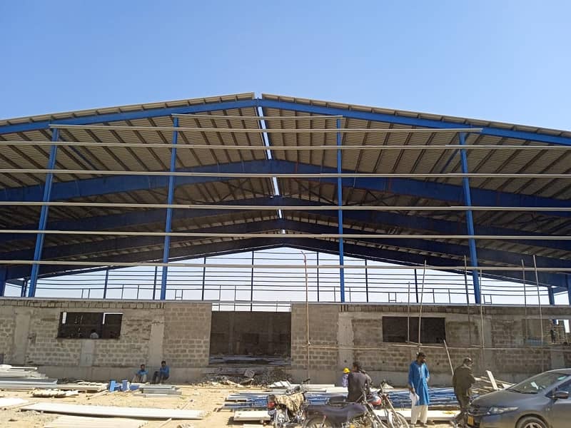 catel sheds/ dairy sheds/industrial steel structure & container office 5