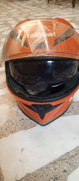 Talabat Helmet in Best condition nodamages withglasses and highquality 2