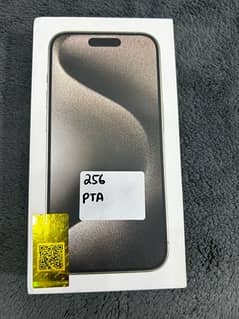 Apple 15 Pro 256GB pta approved Natural Box pack Non active
