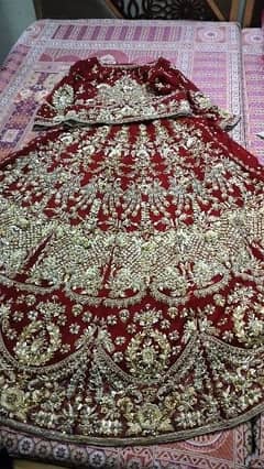 zari embroidered lehnga