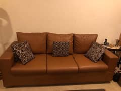 7 seater Sofa Set with Central Table and TV Table/Rack