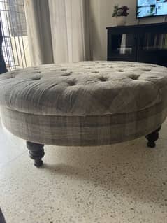 Used cushion center table
