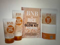 Pack of 3 BNB Rice Bright & Glow kit