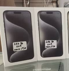 Apple iPhone 15 Pro Max 256GB LLA MODLE white & black color