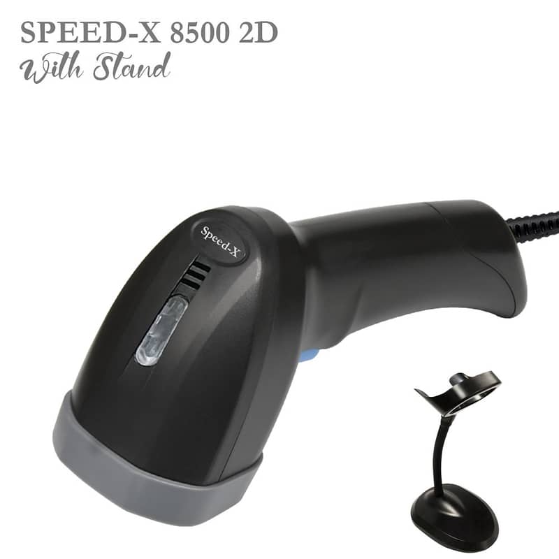 Speed-x 8400 1d Laser Handheld Barcode Scanner plug And Play Usb Cable 1