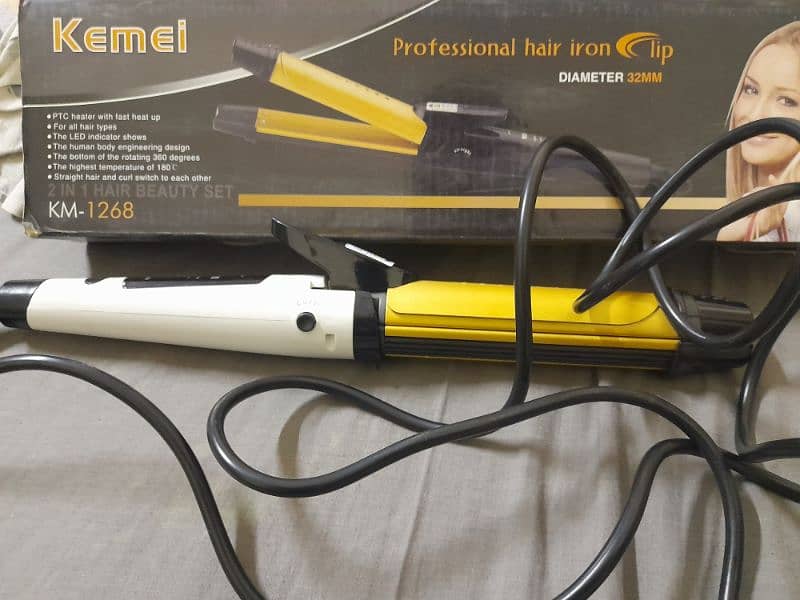 KM-1268 professional hair iron 4