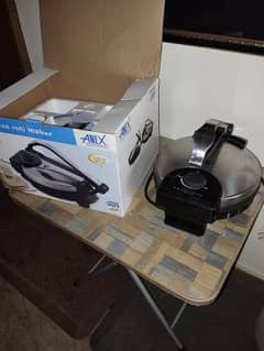 Anex Deluxe Roti Maker AG-2028 (Silver & Black)