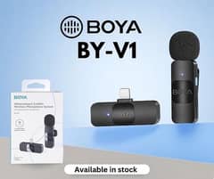 BOYA WIRELESS MIC V1/ V10 2 YRS WARRANTY