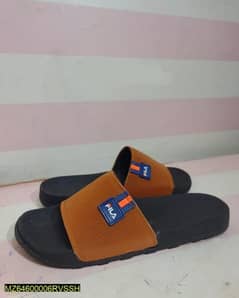 men artificial casual slippers