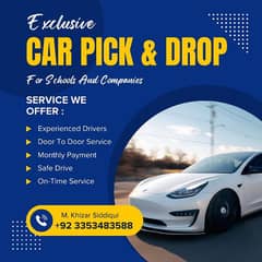 Pick and drop services available in a car