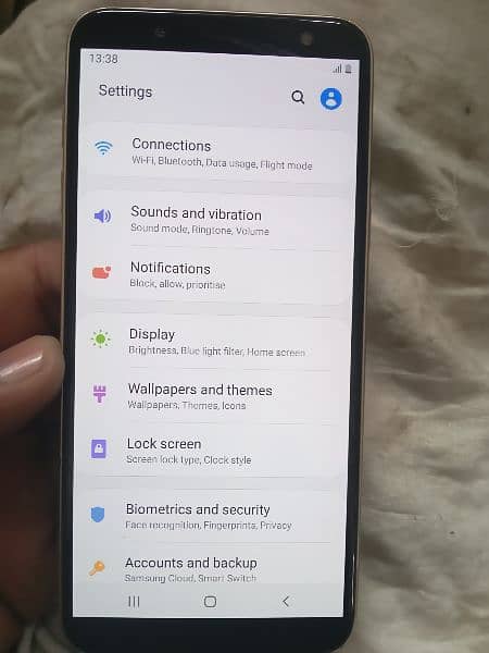 Samsung J6 original  10/10 imei match  charger not open not repair 2