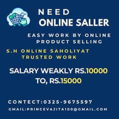 Need Online Product Saller