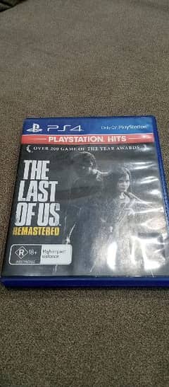 The Last Of Us REMASTERED URGENT SELL PS4 CD