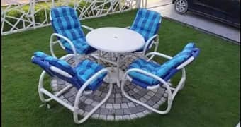 outdoor garden rattan UPVC furniture sofa sets and tables