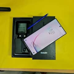Samsung Note 10 plus 5G 12/256 GB PTA approved for sale 03269200962