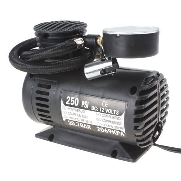 12 Volt Portable Electric Car Air Pump | Car Air Compressor Car Ty. 4