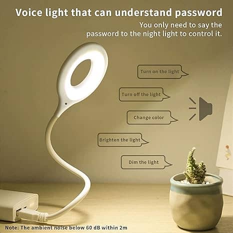 Usb Talking Light | Smart Voice Control Usb Light For Laptop 0