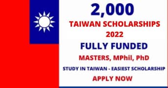 fully funde scholarship in taiwan