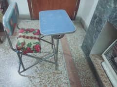 Folding chair and table for kids