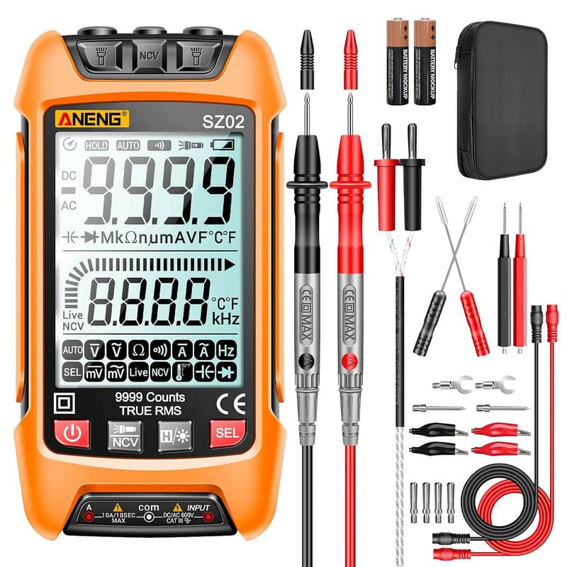 Aneng SZ02 9999 Count 1000v Digital Multimeter |Full Auto| UPS LED TV 7