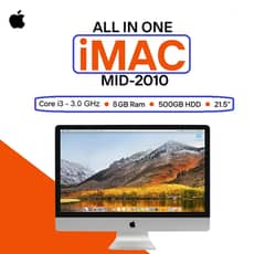 Apple iMac Mid-2010 Core i3, 3.0GHz, 8GB Ram, 500GB HDD, 21.5" inch