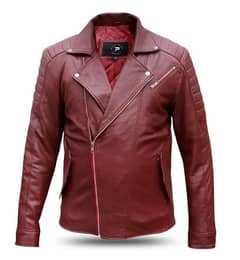 sheep skin leather jacket flop style