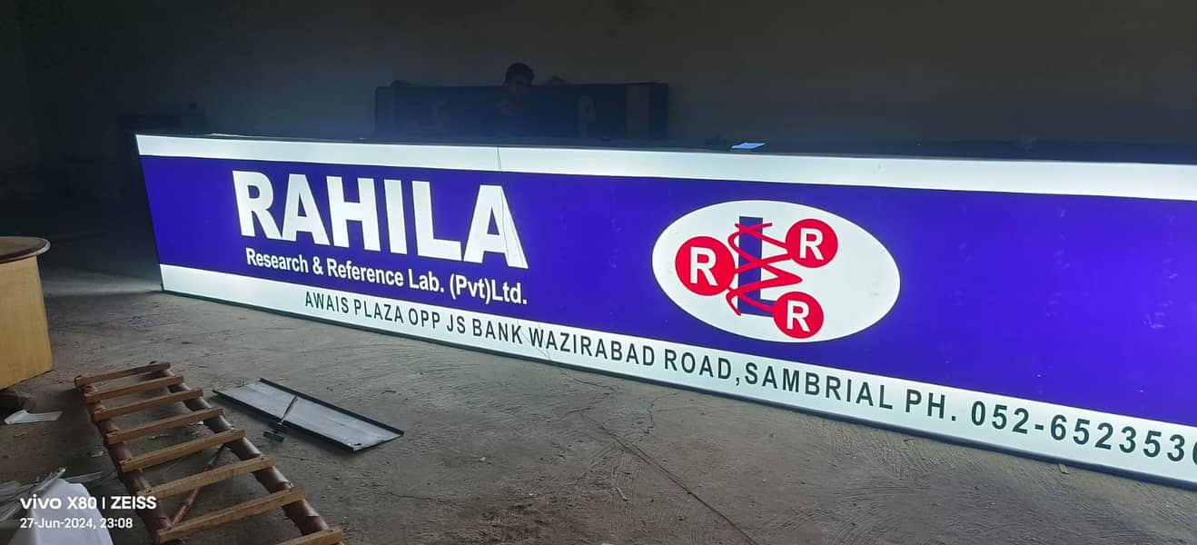 LED sign board / backlight sign board / steel sign board / 3d board 1