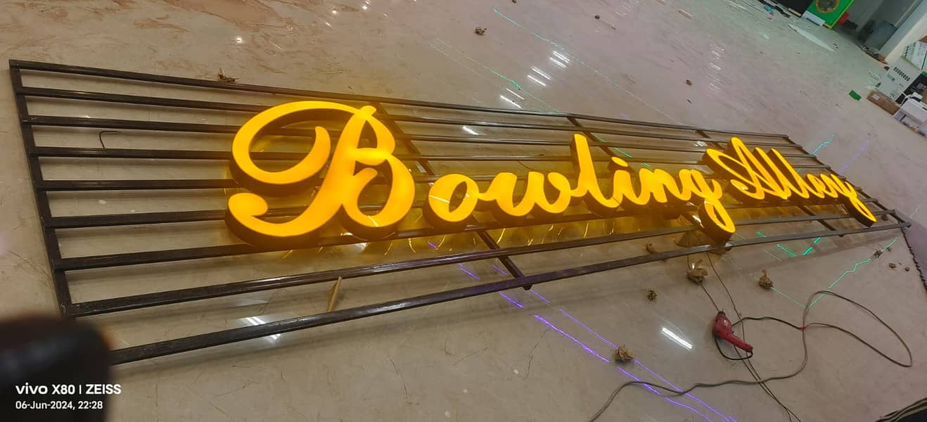 LED sign board / backlight sign board / steel sign board / 3d board 0