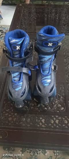 roller skates blue adjustable