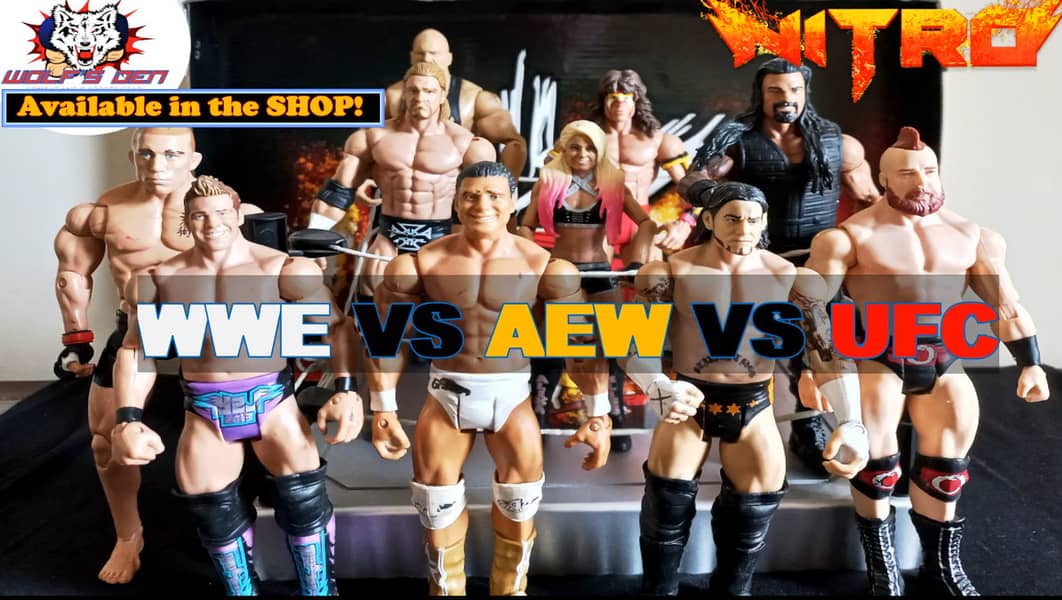 Wrestling WWE AEW Toys Action Figures 3