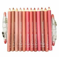 smudge proof pigmented lip pencil pack of 12