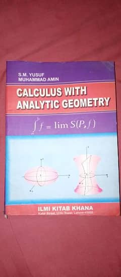 Calculus with analytic geometry