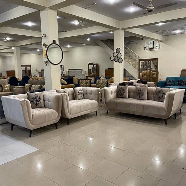 Elegant Design Six seater sofa sets 2