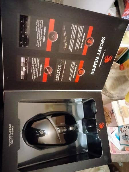 A4TECH Bloody w60 Max Full Gaming Mouse , RGB, 10/10 Condition. 1