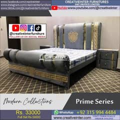 Double Bed King Size SIngle Full Size Queen Bedroom Cushion Wooden