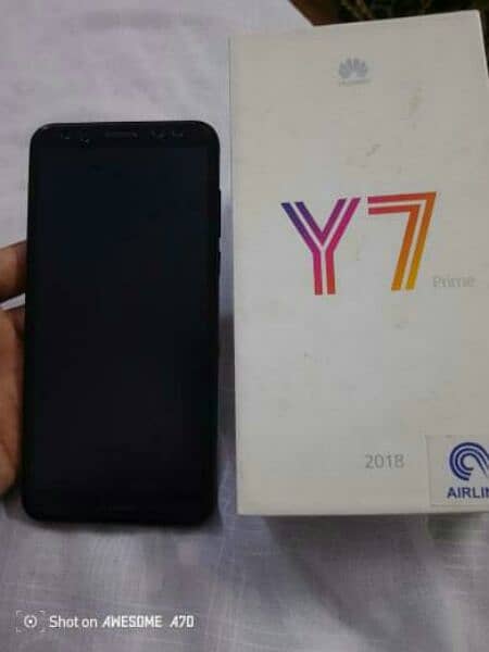 huawei y7 prime 2018 in good condition 0