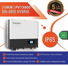 Growatt 10kw PV15000 Hybrid Inverter