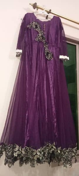 full long net maxi frock . 3