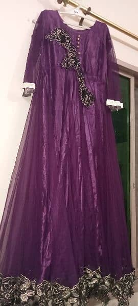 full long net maxi frock . 5