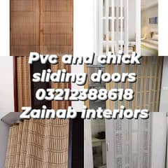 pvc and chick sliding doors