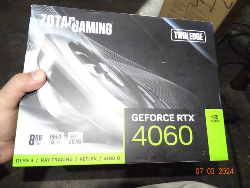 NEW! zotac rtx 4060 twin edge 8gb 1