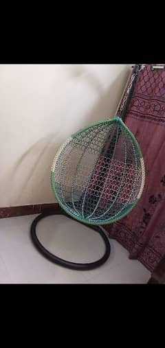 egg shape swing chair in brand new condition