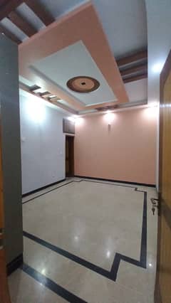 200 Sq. Yd. 1st Floor With Roof 3 Bed D/D at KANEEZ FATIMA SOCIETY 16/A Near By Karachi University.